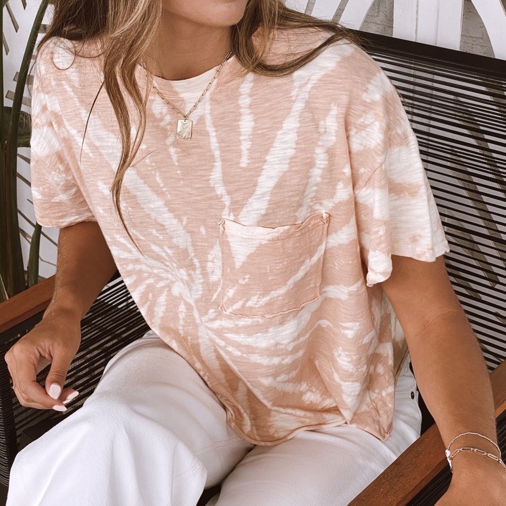 Blush Tie Dye Vintage Tee